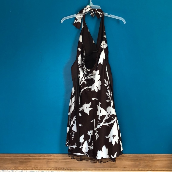 Silk brown dress - Picture 2 of 2